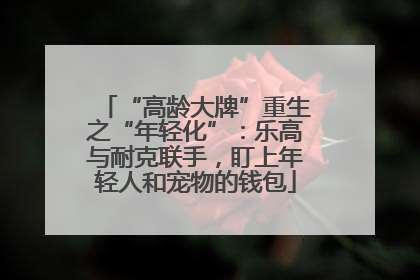 “高龄大牌”重生之“年轻化”：乐高与耐克联手，盯上年轻人和宠物的钱包