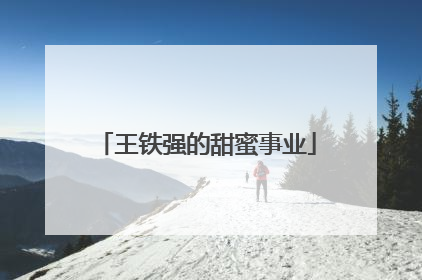 王铁强的甜蜜事业