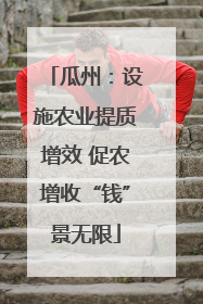 瓜州：设施农业提质增效 促农增收“钱”景无限