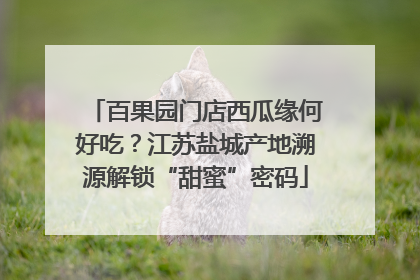 百果园门店西瓜缘何好吃？江苏盐城产地溯源解锁“甜蜜”密码