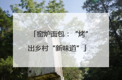 窑炉面包：“烤”出乡村“新味道”