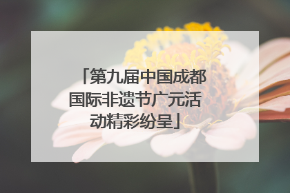 第九届中国成都国际非遗节广元活动精彩纷呈
