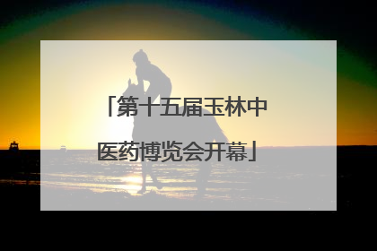 第十五届玉林中医药博览会开幕