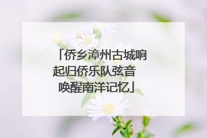 侨乡漳州古城响起归侨乐队弦音 唤醒南洋记忆