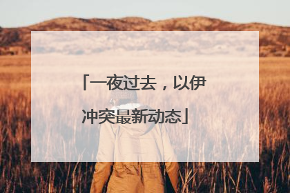 一夜过去，以伊冲突最新动态