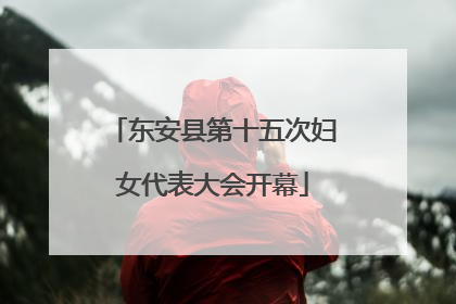 东安县第十五次妇女代表大会开幕