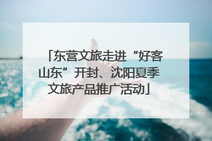 东营文旅走进“好客山东”开封、沈阳夏季文旅产品推广活动