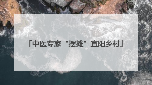 中医专家“摆摊”宜阳乡村