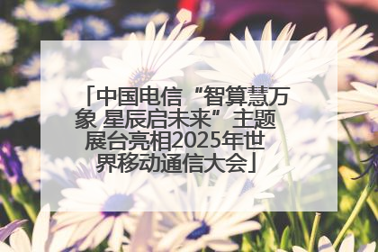 中国电信“智算慧万象 星辰启未来”主题展台亮相2025年世界移动通信大会