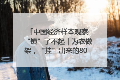 中国经济样本观察·“镇”了不起｜为衣做架，“挂”出来的80亿元“衣架产业”