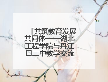 共筑教育发展共同体——湖北工程学院与丹江口二中教学交流活动持续推进