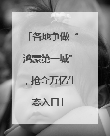 各地争做“鸿蒙第一城”，抢夺万亿生态入口