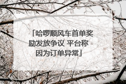 哈啰顺风车首单奖励发放争议 平台称因为订单异常