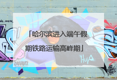 哈尔滨进入端午假期铁路运输高峰期