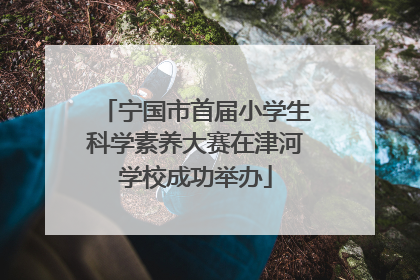 宁国市首届小学生科学素养大赛在津河学校成功举办