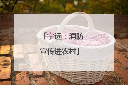 宁远：消防宣传进农村