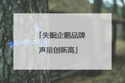 失眠企鹅品牌声量创新高