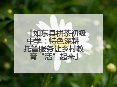 如东县栟茶初级中学：特色深耕 托管服务让乡村教育“活”起来