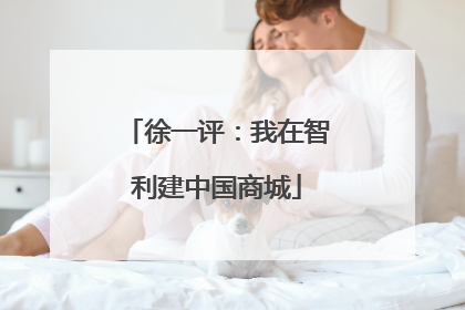 徐一评：我在智利建中国商城