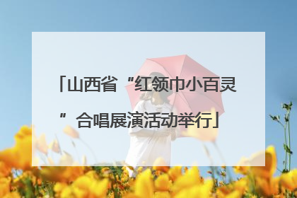 山西省“红领巾小百灵”合唱展演活动举行