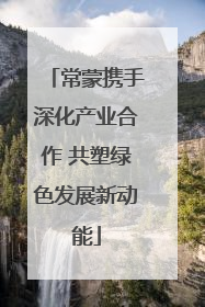 常蒙携手深化产业合作 共塑绿色发展新动能