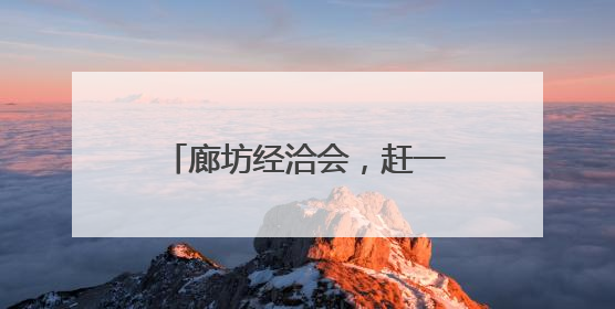 廊坊经洽会，赶一场国际化的经济大集｜新京报评论