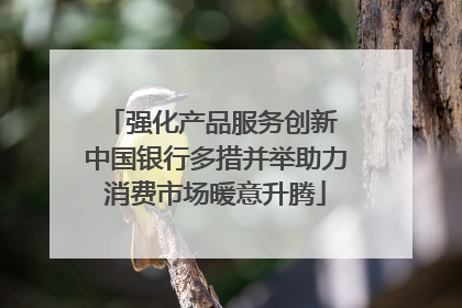 强化产品服务创新 中国银行多措并举助力消费市场暖意升腾