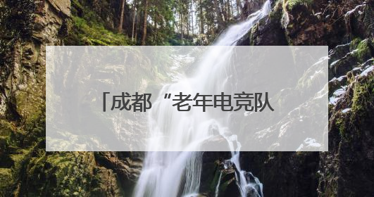 成都“老年电竞队”计划迎战日本队！最大年龄77岁