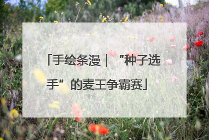 手绘条漫｜“种子选手”的麦王争霸赛