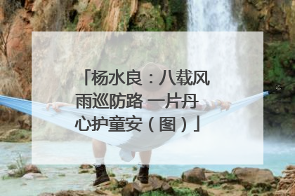 杨水良：八载风雨巡防路 一片丹心护童安（图）