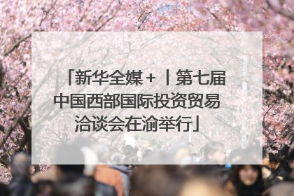 新华全媒＋丨第七届中国西部国际投资贸易洽谈会在渝举行