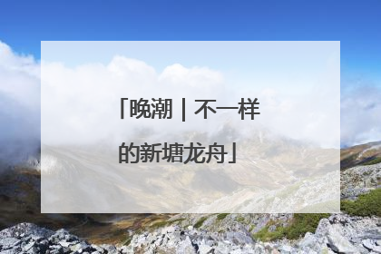 晚潮｜不一样的新塘龙舟