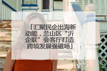 汇聚民企出海新动能，兰山区“沂企联”会客厅打造跨境发展强磁场