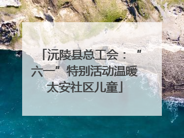 沅陵县总工会：“六一”特别活动温暖太安社区儿童