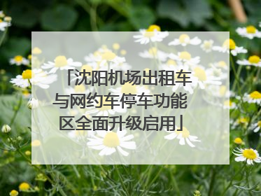沈阳机场出租车与网约车停车功能区全面升级启用