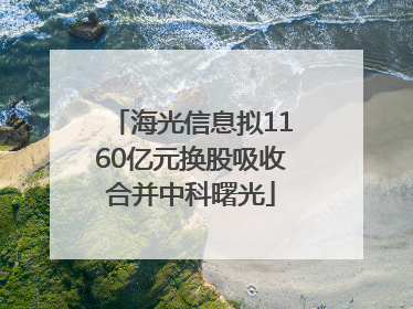 海光信息拟1160亿元换股吸收合并中科曙光