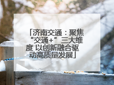 济南交通：聚焦“交通+”三大维度 以创新融合驱动高质量发展