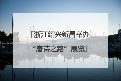 浙江绍兴新昌举办“唐诗之路”展览