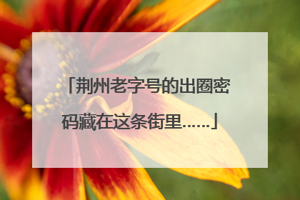 荆州老字号的出圈密码藏在这条街里……