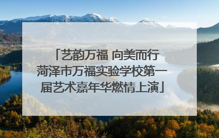 艺韵万福 向美而行 菏泽市万福实验学校第一届艺术嘉年华燃情上演