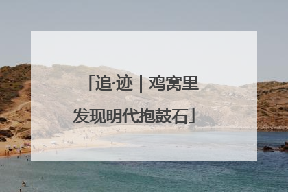 追·迹｜鸡窝里发现明代抱鼓石