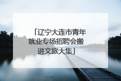 辽宁大连市青年就业专场招聘会搬进文旅大集