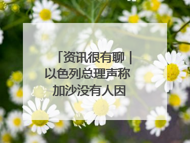 资讯很有聊｜以色列总理声称 加沙没有人因饥饿而消瘦