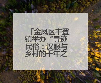 金凤区丰登镇举办“寻迹民俗：汉服与乡村的千年之约”活动