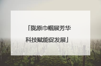 陇原巾帼展芳华 科技赋能促发展