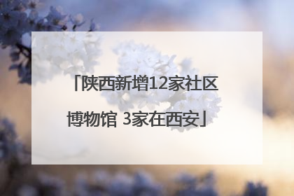 陕西新增12家社区博物馆 3家在西安