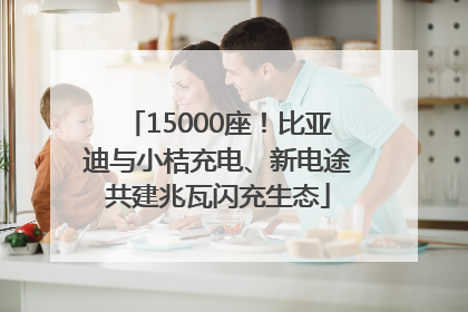 15000座！比亚迪与小桔充电、新电途共建兆瓦闪充生态