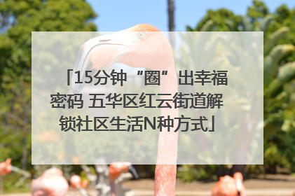15分钟“圈”出幸福密码 五华区红云街道解锁社区生活N种方式