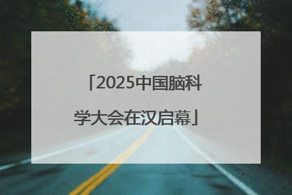 2025中国脑科学大会在汉启幕