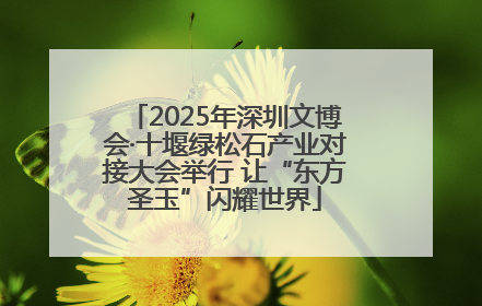 2025年深圳文博会·十堰绿松石产业对接大会举行 让“东方圣玉”闪耀世界